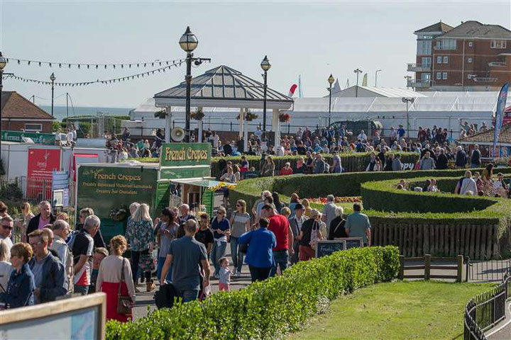 Live music at the bandstand during the Food Festival. Image via Kentonline
