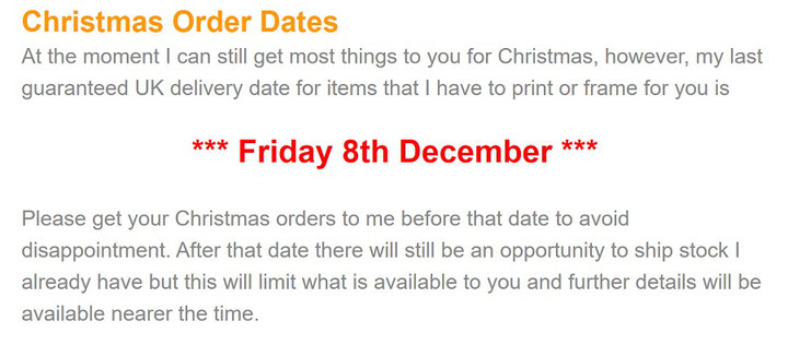 christmas mailing list newsletter marketing photography online