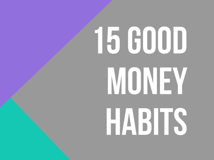 good money habits to start, spend wisely, good spending