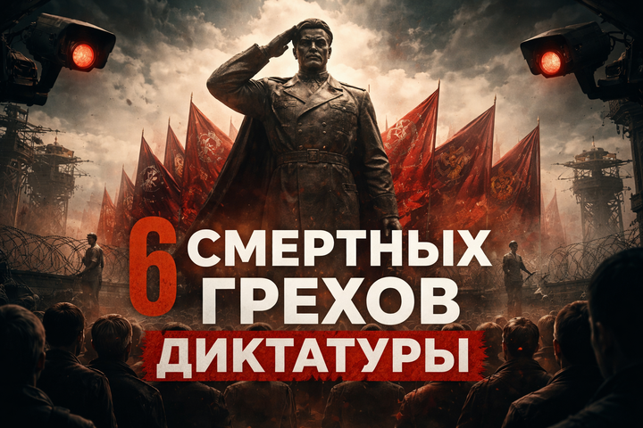 6 смертных грехов диктатуры: чек‑лист