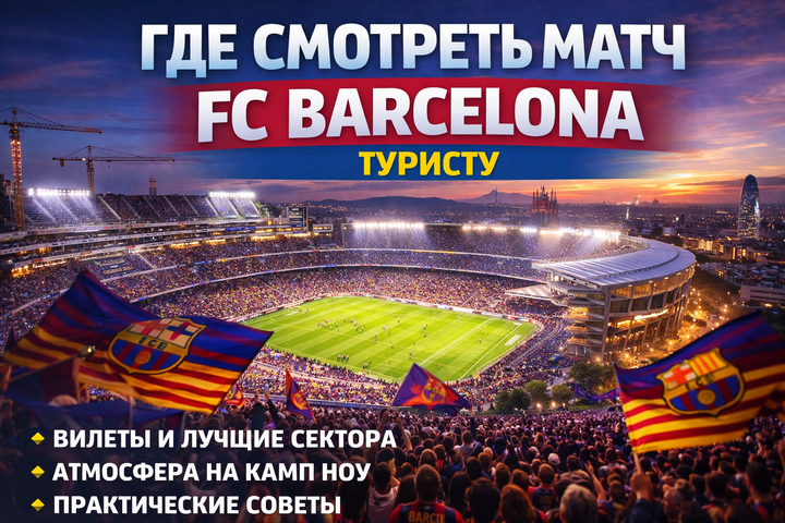 Где смотреть матч FC Barcelona туристу — билеты, лучшие места и фан-опыт на Камп Ноу