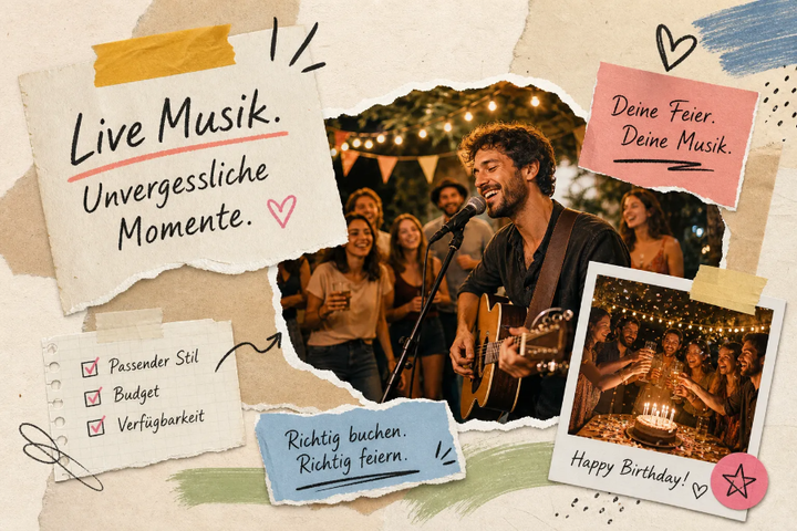 Musiker für deine Geburtstagsfeier - Live Musik - Unvergessliche Momente 
