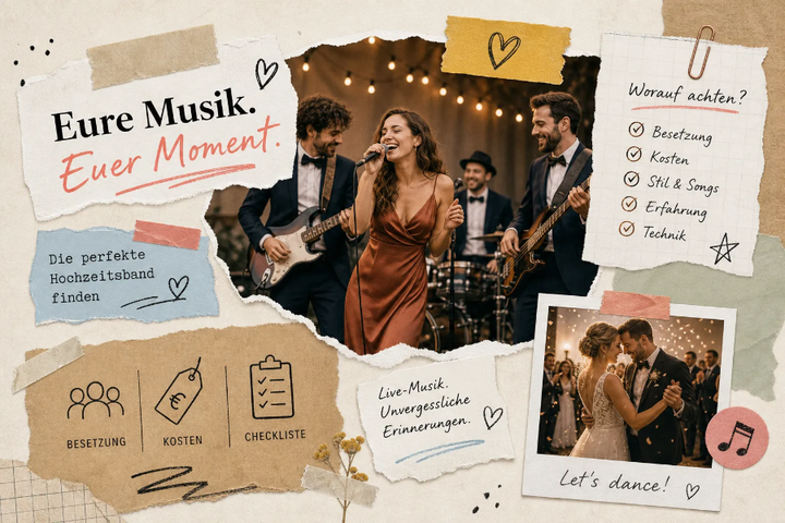 Hochzeitsband buchen - Eure Musik - Euer Moment - Die perfekte Hochzeitsband finden 