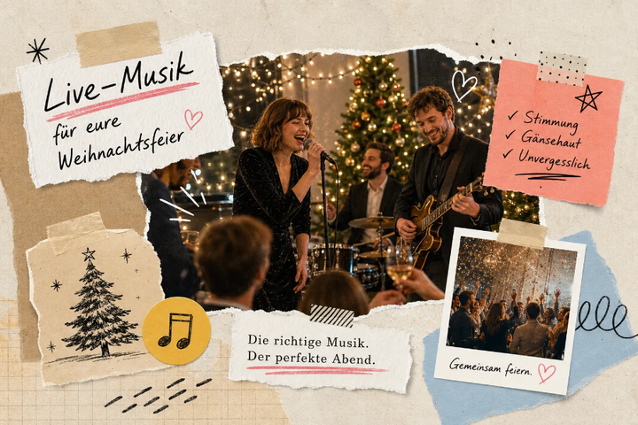 Live - Musik für eure Weihnachtsfeier - Musik für die Weihnachtsfeier buchen 