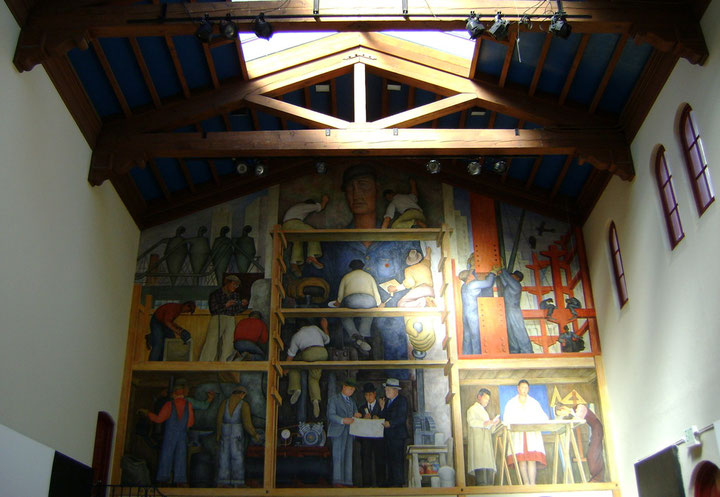The making of a fresco