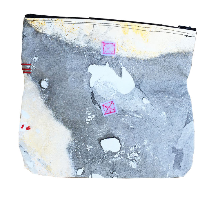 galaxy clutch bag 5 - front opened