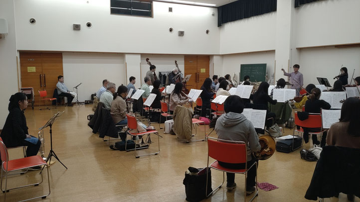 コンチェルト練習中