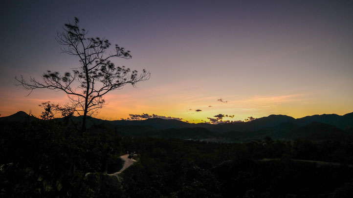 Sonnenuntergang beim Pai Canyon