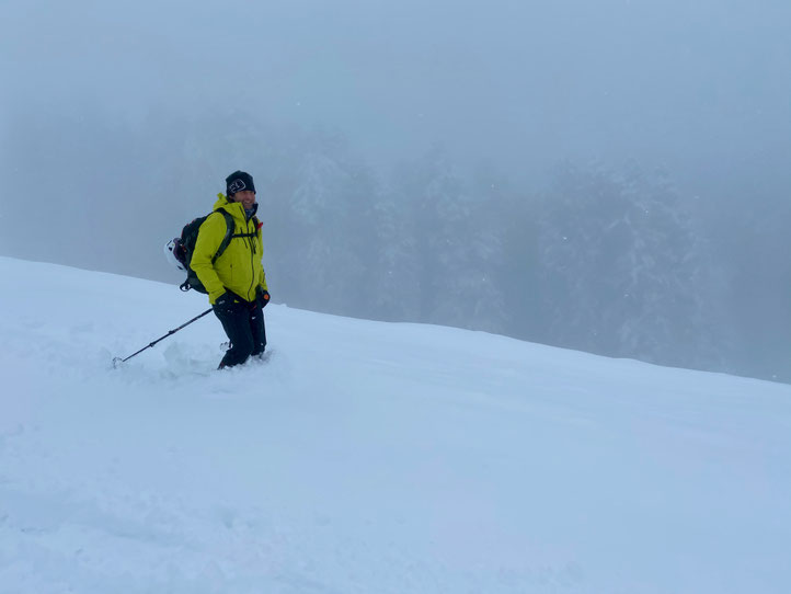 Daniel Fritschi Skitour auf der Egg