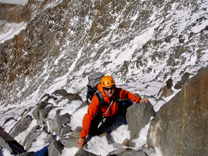 Daniel Fritschi auf dem Mont Blanc 4810m