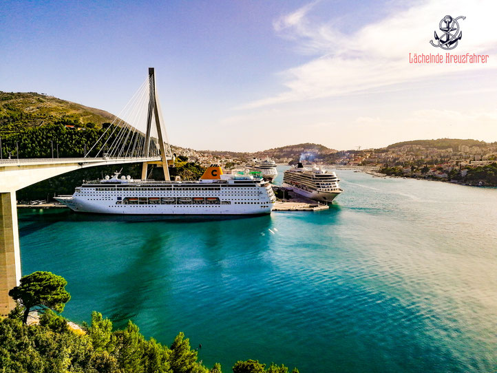 Lächelnde Kreuzfahrer laechelndekreuzfahrer seadventure Dubrovnik Kings Landing Cruiseship Cruiseships Costa AIDA AIDAblu