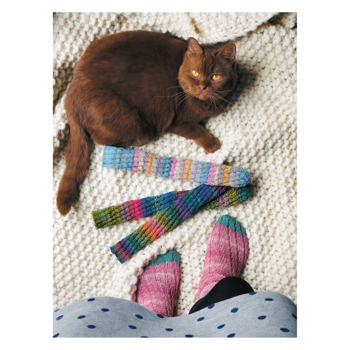 Meine Spiralsocken