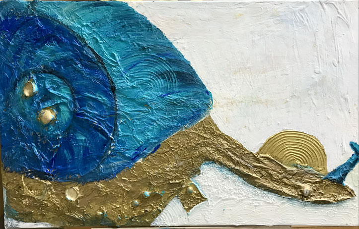 "Slow" , mixed media