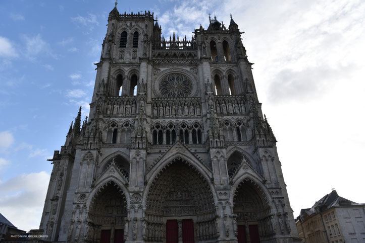 Cathédrale Notre-Dame d'Amiens, photo non libre de droits