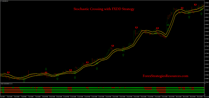 Stochastic Crossing with FXDD Strategy