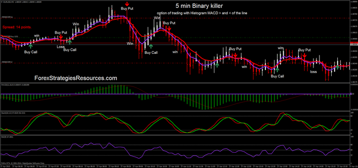  5 min Binary Killer in action.