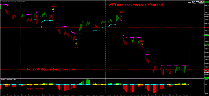  ATR stop and reversal professional in action.