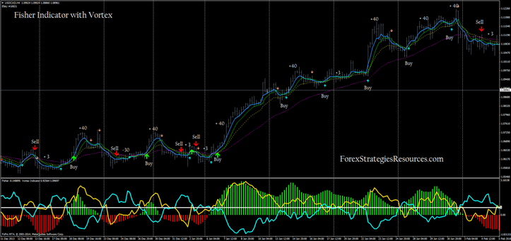 Fisher Indicator with Vortex  System