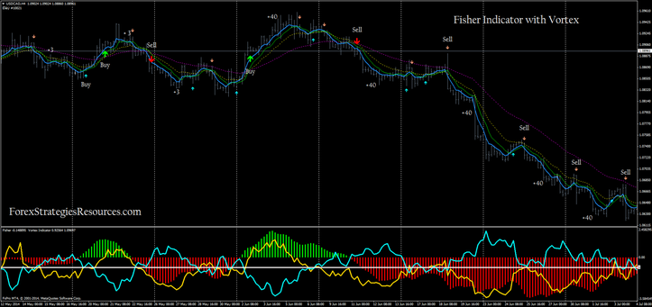 Fisher Indicator with Vortex  System