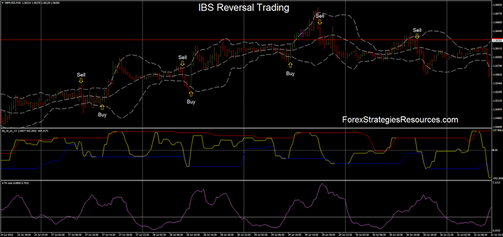  IBS Trading reversal in action.