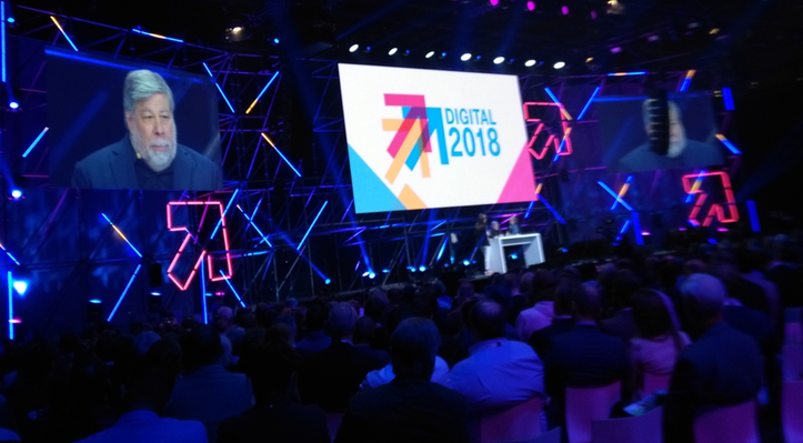 Steve Wozniak auf der DIGITAL2018