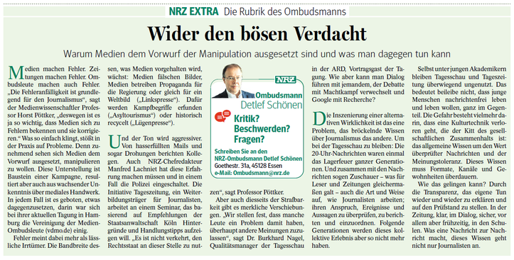 NRZ, 30. Oktober 2018