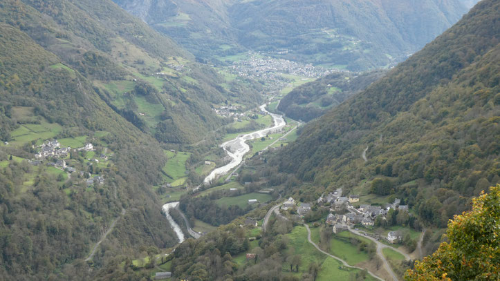 Sortie des gorges de Luz