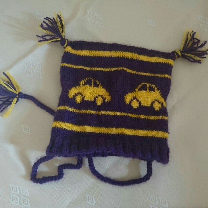 #12von12 #10von12 Babymütze gestrickt mit Autos