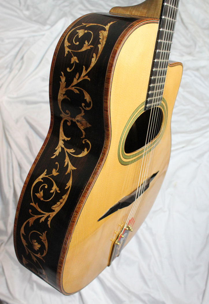 Luthier Luigi Bariselli manouche gypsy jazz django guitar
