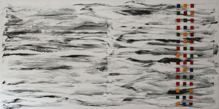 3 | Öl und Acryl auf Leinwand, 120x60cm