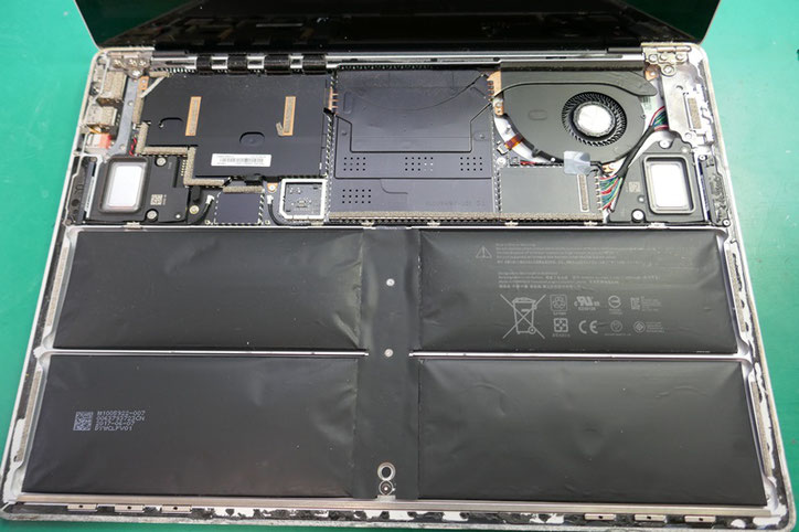 surface Laptopバッテリー交換
