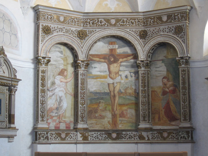 Chiesa di Campolongo  trittico del Pordenone