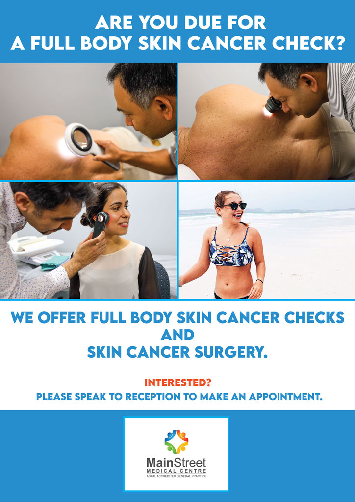 Hervey Bay doctor skin cancer check GP