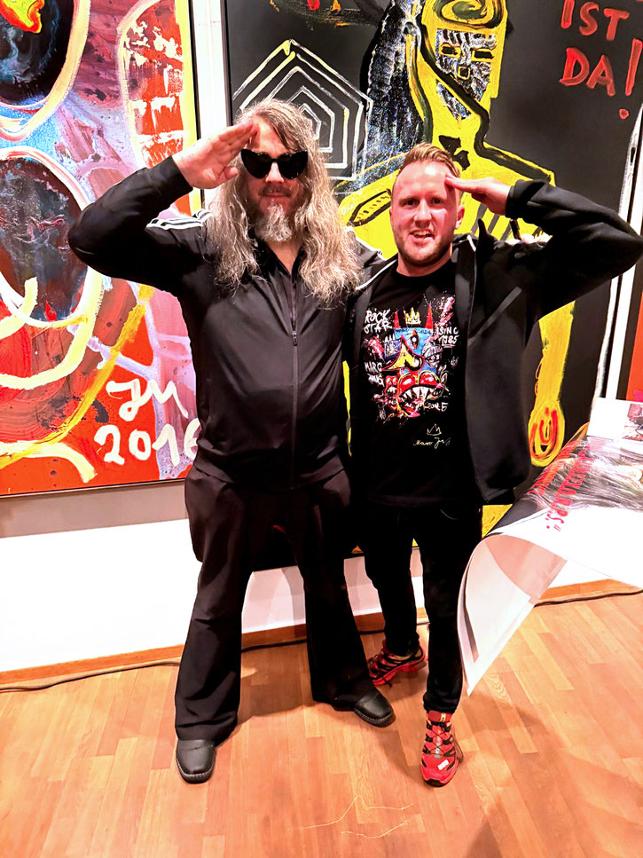 JONATHAN MEESE IT WAS NICE TO MEET YOU AT YOUR SHOW IN THE KUNSTSAMMLUNG JENA!!!
