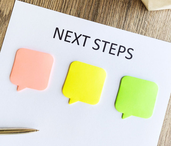 Next Steps - Wie optimieren wir Ihre Internetseite?