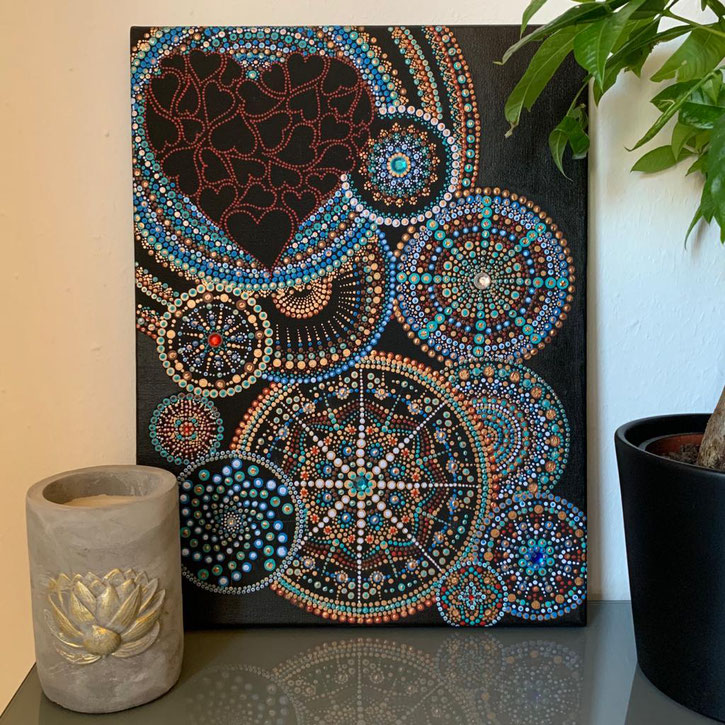Für meine Mutter, Bildgröße 40 x 30 cm 