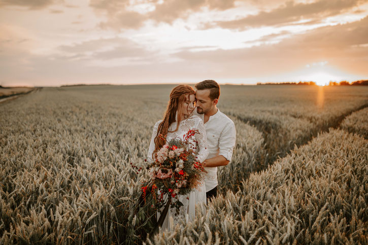 Boho Hochzeitsfotograf Toskana