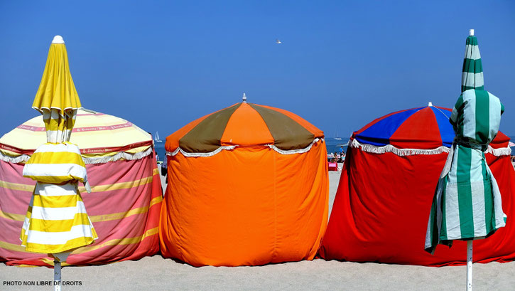 Les tentes en vacances, Trouville