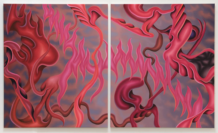 Why Is There Something Rather Than Nothing?, 2025, oil on canvas, 120 x 200 cm