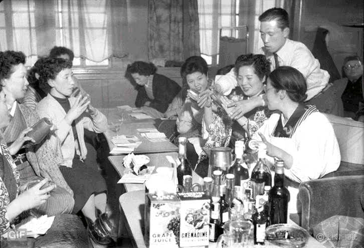 1956（昭和31）年2月26日、金沢市香林坊の「トキワバー」