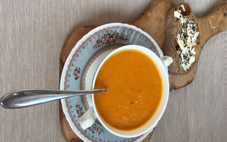 Kürbissuppe orange und gesund