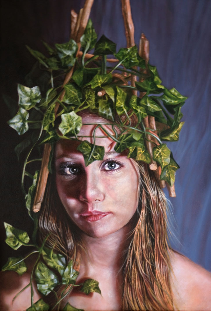 Paolo Braccini, Fairy, pittura contemporanea, olio su tela Roma, collezionismo