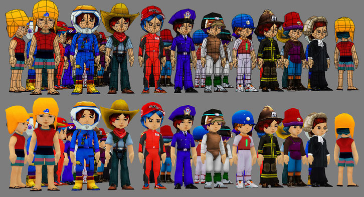 From 2d design to 3d model, texture, animation