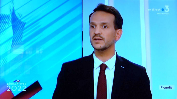 Sébastien Eugène. Image : capture FR3 Picardie.