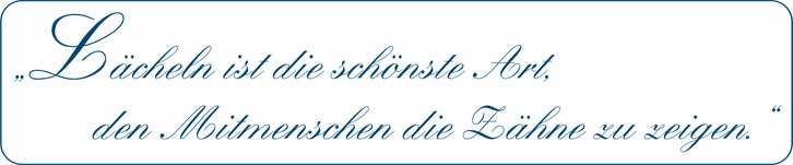Zitat frei nach Werner Finck