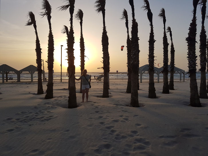 Sonnenuntergang in Tel Aviv