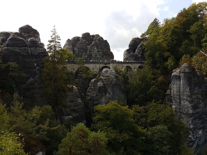 Basteibrücke in der sächsischen Schweiz