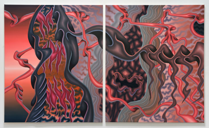 Badlands III, 2025, oil on canvas, 120 x 200 cm