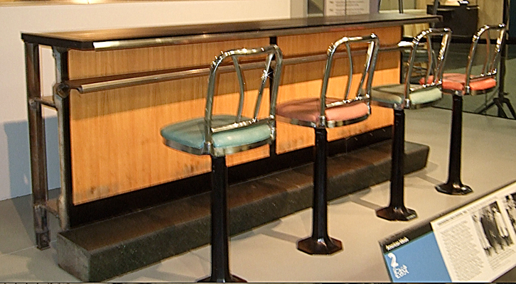 Lunch counter from Woolworth's Department Store