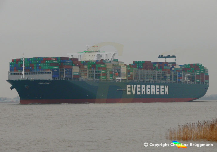 Containerschiff EVER GREET